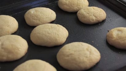 freshly baked old fashioned lemon cookies