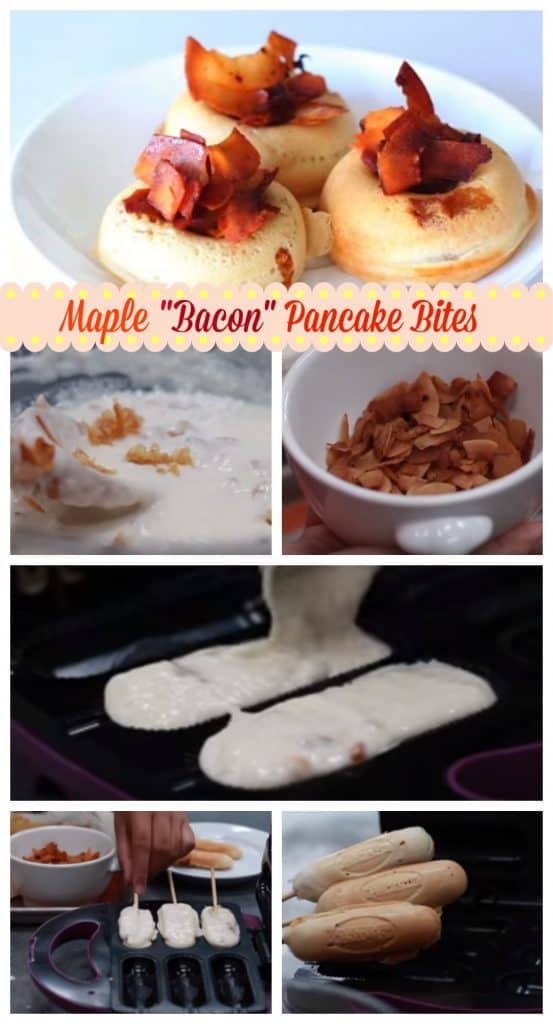 Maple Bacon Pancake Bites step by step guide