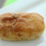 Mini bread on a white plate