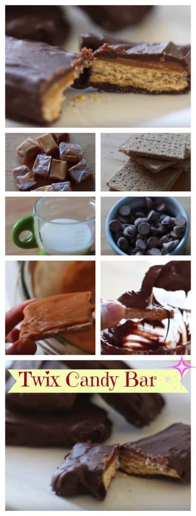 Twix bar ingredients and step by step guide