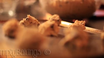 worst chocolate chip cookies in a cookie sheet
