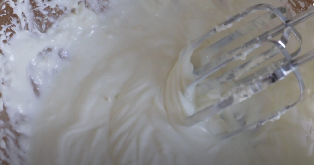 beaten cream cheese