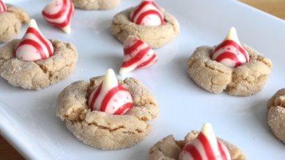 freshly baked Hershey Kiss Cookies