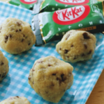 no bake green tea kitkat balls