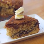Coffee cake served at the table