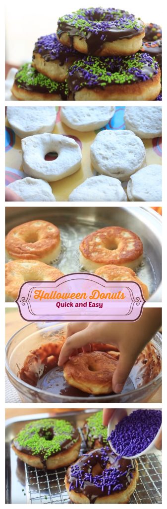 Halloween Donuts step by step guide
