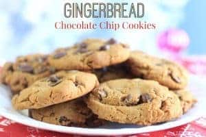 #ginger bread chocolate chip cookies