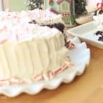 Christmas candy cane cake
