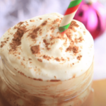 peanut butter chocolate drink in jar