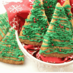 cookies in christmas tree designs