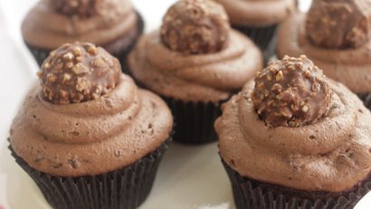 delicious ferrero rocher cupcakes