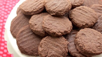 4 Ingredients Nutella Cookies on a plate