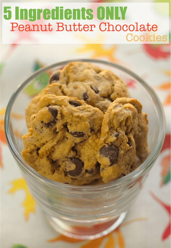 Peanut Butter Cookies in a glass
