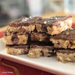 A serving of Chocolate Ganache Blondies