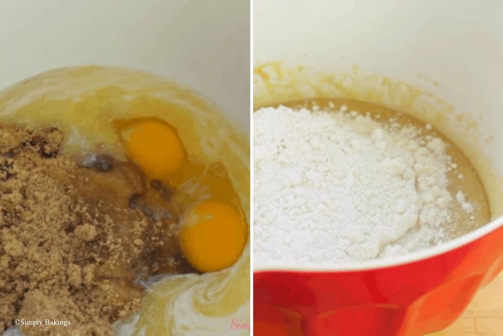 Ingredients being mixed together