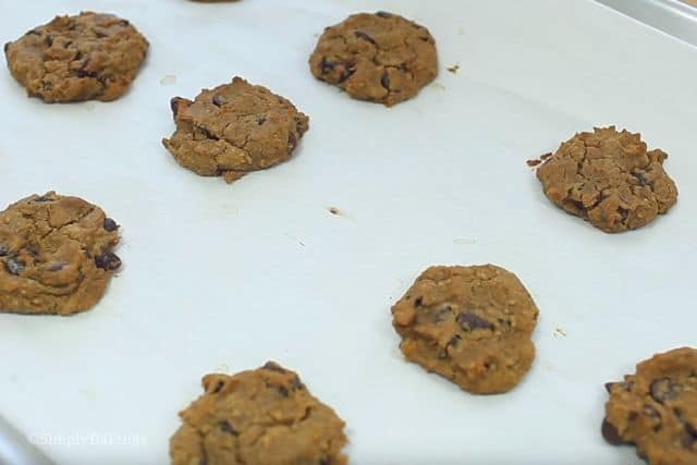 freshly baked dairy free chocolate chip cookies