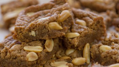 Dairy Free Peanut Butter Blondies