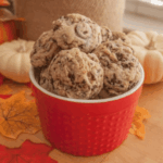 coffee mint cookies in a red cup