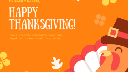 thanksgiving card with turkey