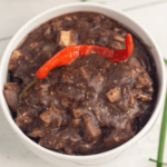 healthy plant based filipino blood stew