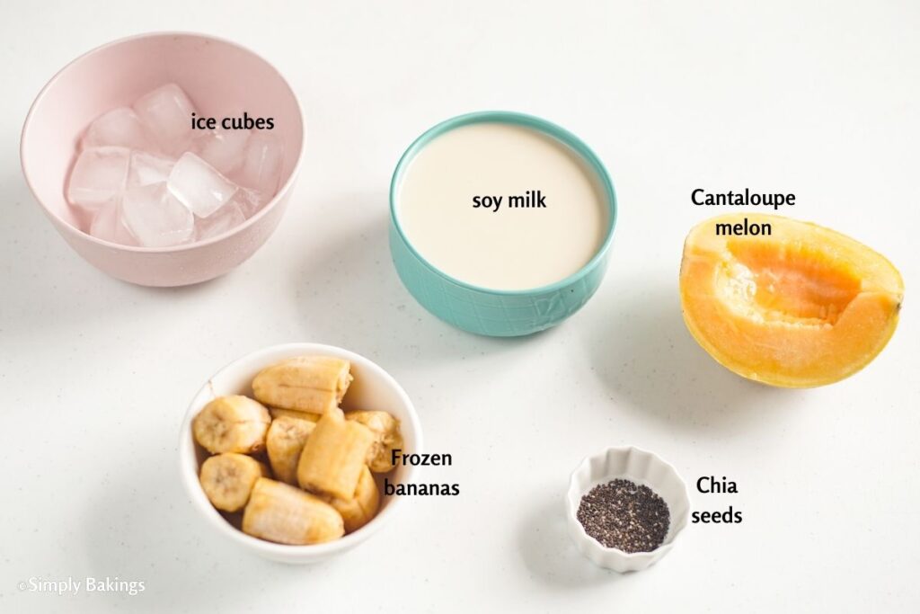 All ingredients in separate bowls