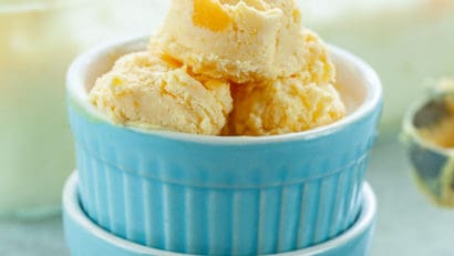 sweet and creamy Filipino Mango Ice Cream
