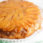 caramelized peach upside down cake