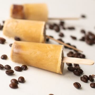 A serving of Vietnamese Coffee Popsicles