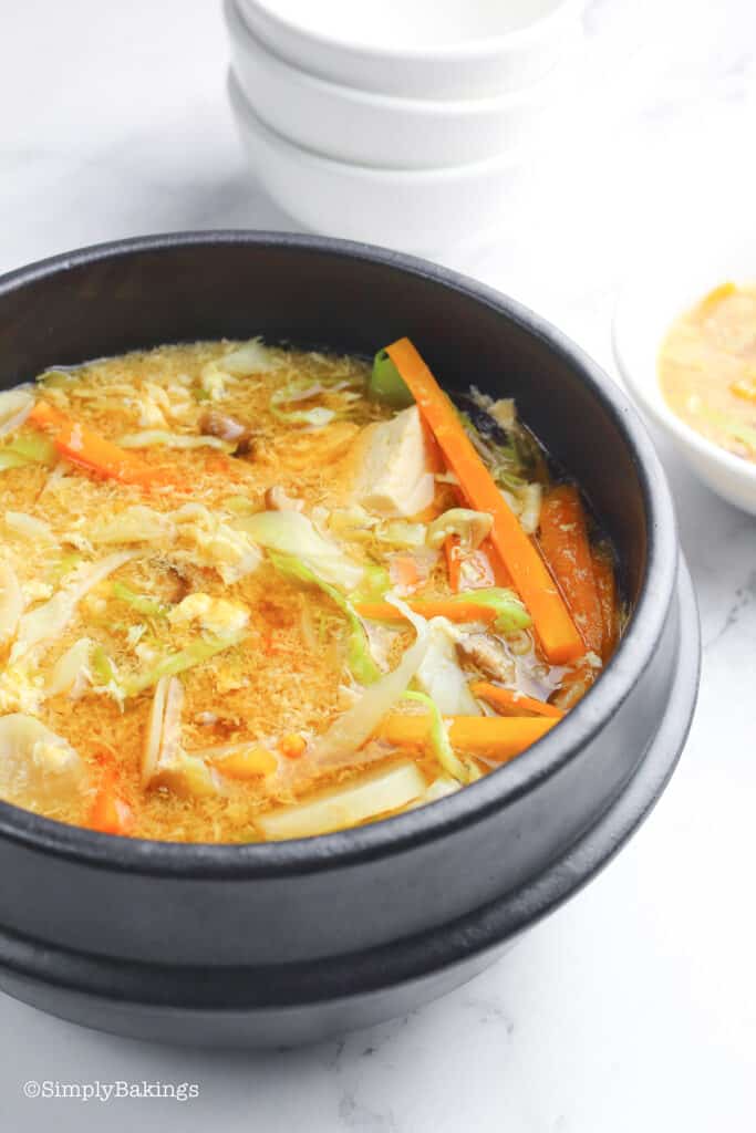 a bowl of delicious Filipino hot soup