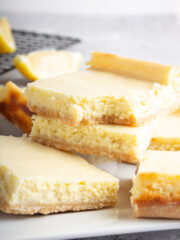 servings of delicious ginger lemon cheesecakes