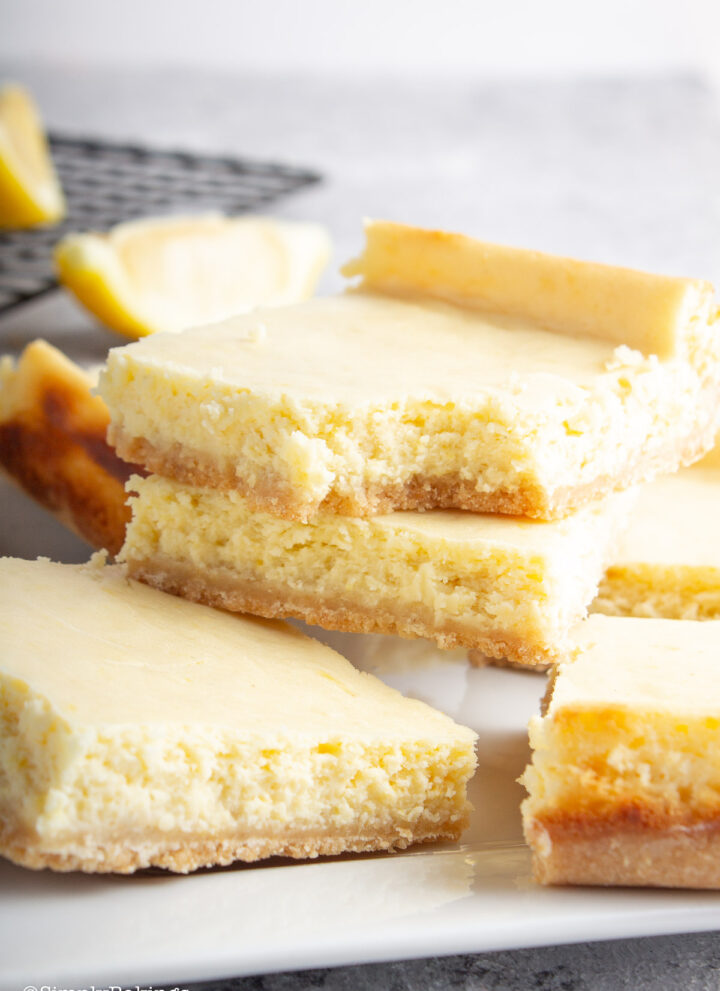 servings of delicious ginger lemon cheesecakes