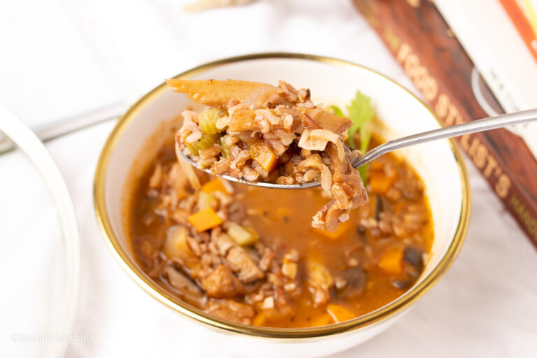 Vegan Chicken Rice Soup Simply Bakings