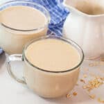 2 cups of creamy and delicious homemade oat milk