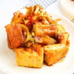 savory fried lemongrass tofu nuggets