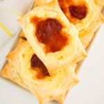 cheese danish with guava filling