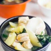 Vegan Binakol being served on the table