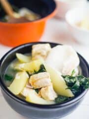 Vegan Binakol being served on the table