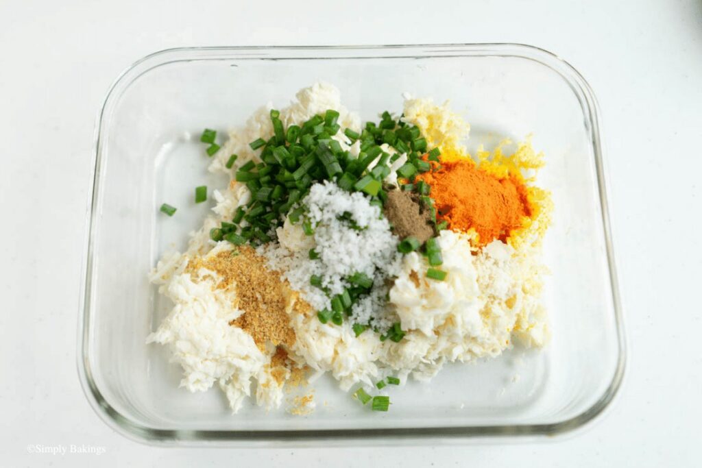 all ingredients in mixing bowl