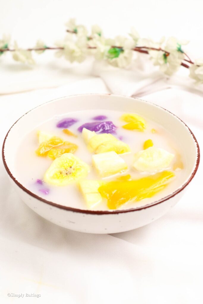Creamy ingredients in a bowl