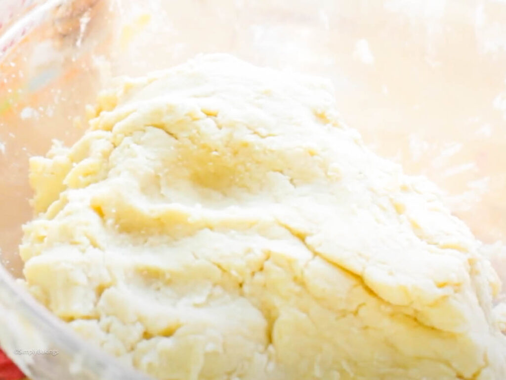 homemade pie crust dough in a bowl