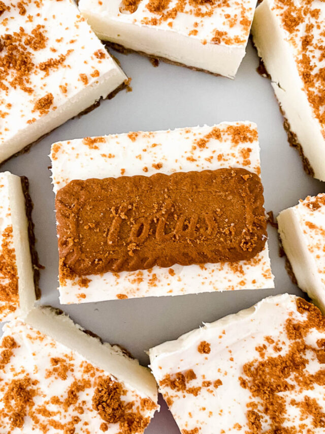 Biscoff Cheesecake Bars