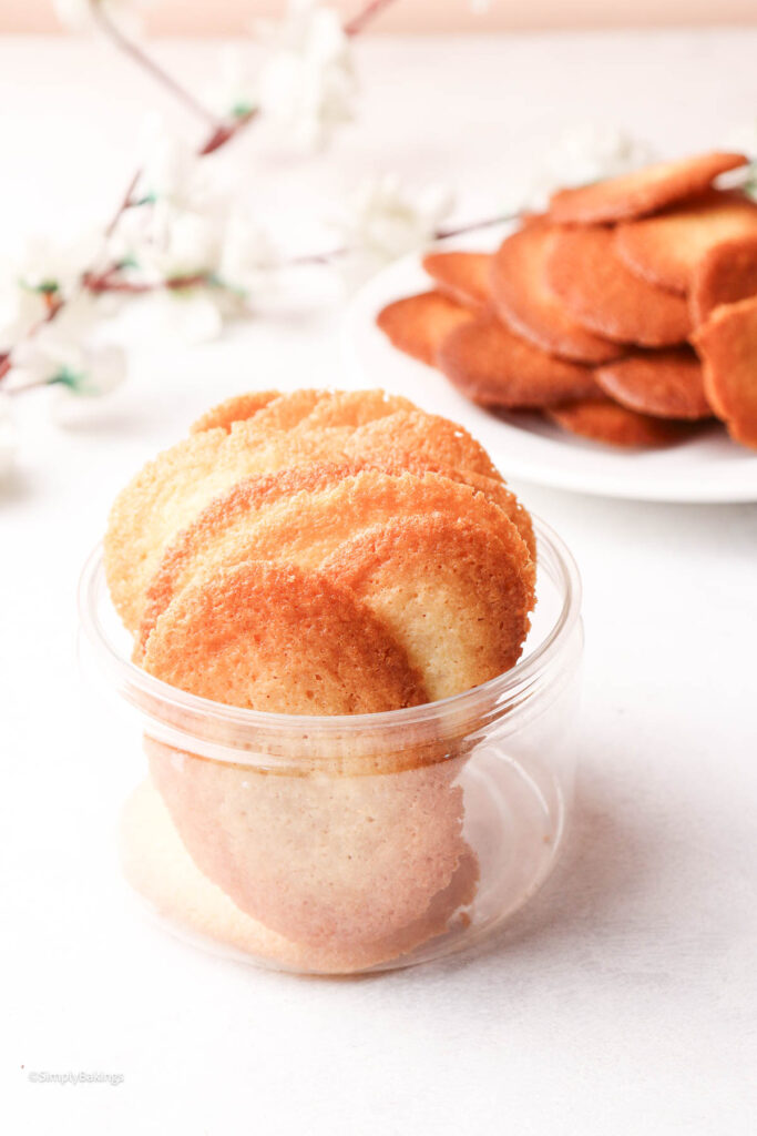 A plate and a cup of delicious cookies