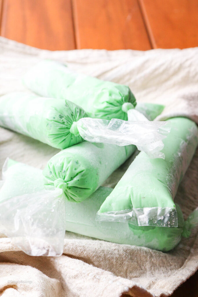 chilled avocado ice candy