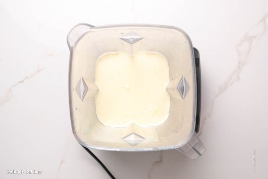 durian ice cream ingredients mixed into creamy texture