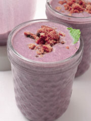 A few glasses of yummy Ube Milkshakes