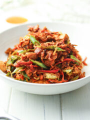 Lumpia in a bowl ready for serving