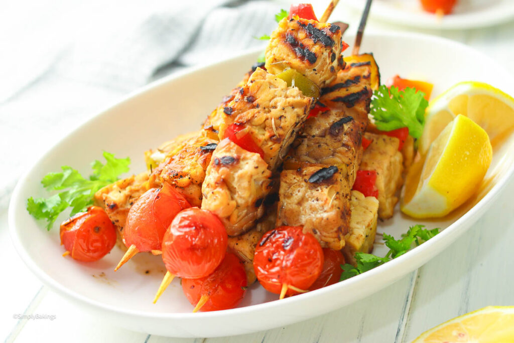 Veggies beside the Tempeh Marinade