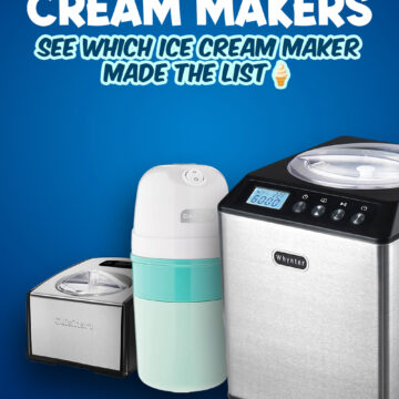 best ice cream makers such as Whynter ICM-201SB, DASH My Pint Ice Cream Maker, and Breville Smart Scoop