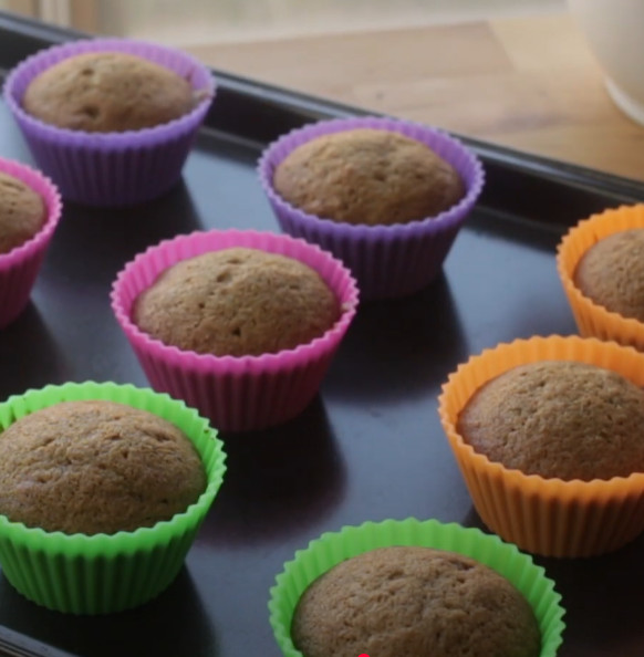 freshly baked cupcakes