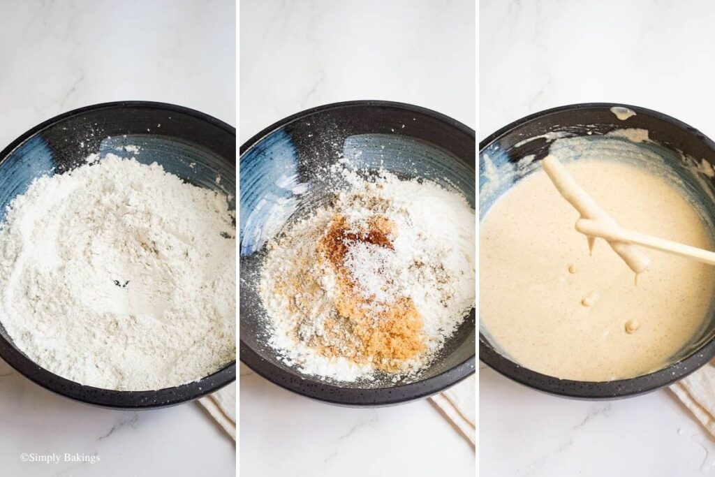 Ingredients mixed together in a bowl